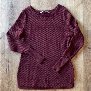 Burgundy Thick Athleta Sweater